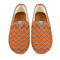 Halloween Zig Zag Pattern Print Casual Shoes