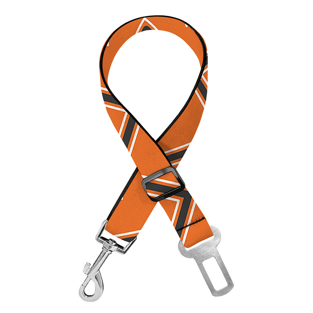 Halloween Zig Zag Pattern Print Dog Seat Belt