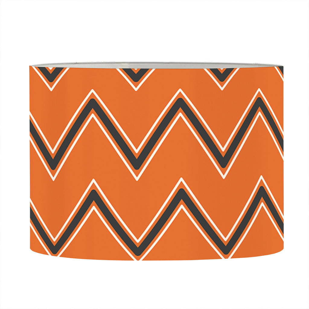 Halloween Zig Zag Pattern Print Drum Lamp Shade