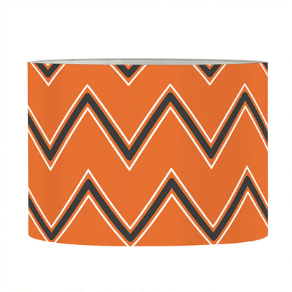 Halloween Zig Zag Pattern Print Drum Lamp Shade