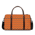Halloween Zig Zag Pattern Print Duffel Bag