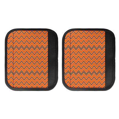 Halloween Zig Zag Pattern Print Handle Covers