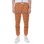 Halloween Zig Zag Pattern Print Scuba Joggers