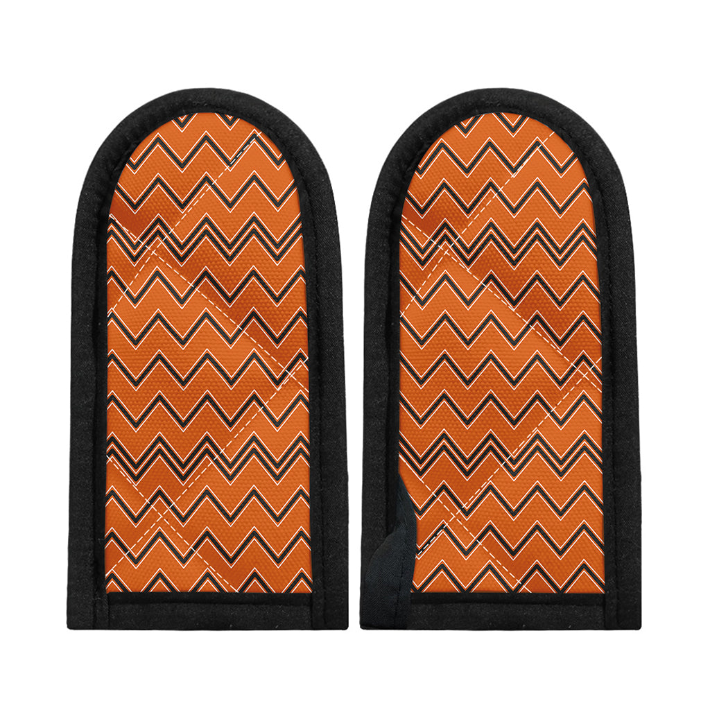 Halloween Zig Zag Pattern Print Skillet Handle Cover