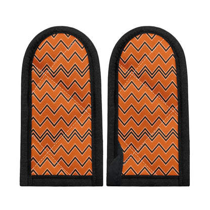 Halloween Zig Zag Pattern Print Skillet Handle Cover