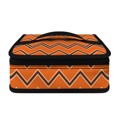 Halloween Zig Zag Pattern Print Small Lunch Bag