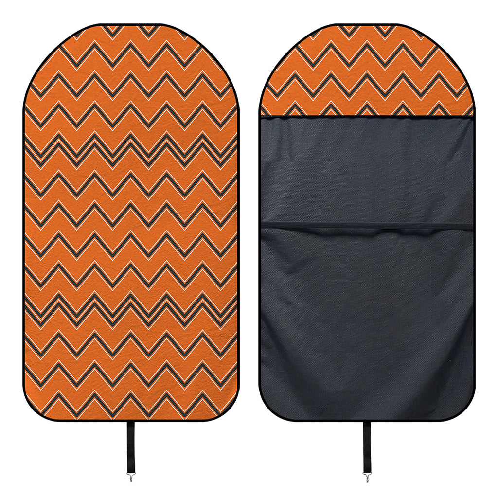 Halloween Zig Zag Pattern Print Waterproof Car Seat Cover