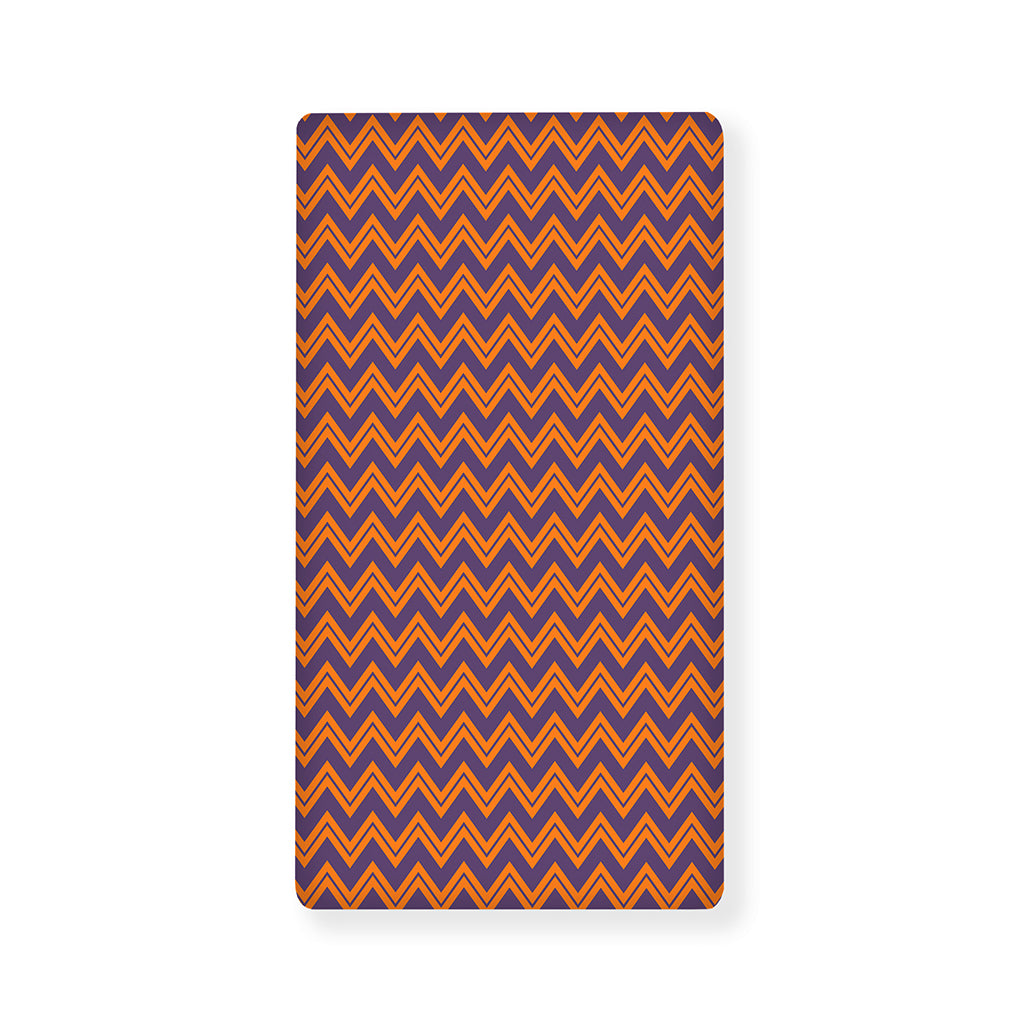 Halloween Zigzag Pattern Print Baby Crib Sheet