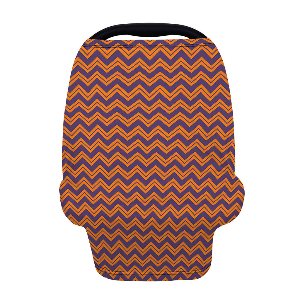 Halloween Zigzag Pattern Print Baby Seat Cover