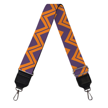 Halloween Zigzag Pattern Print Bag Strap
