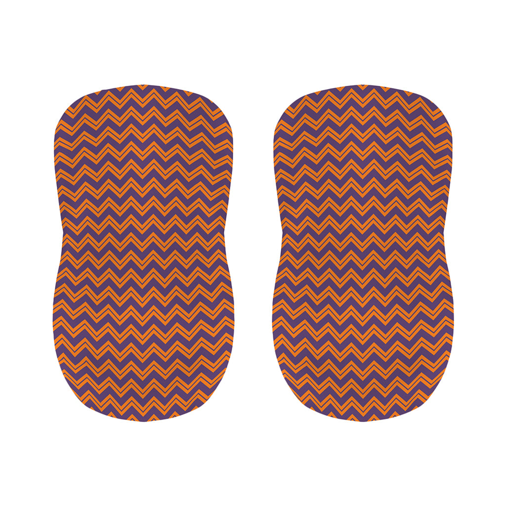 Halloween Zigzag Pattern Print Bar Stool Covers