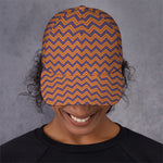 Halloween Zigzag Pattern Print Baseball Cap