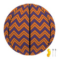 Halloween Zigzag Pattern Print Basketball