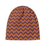 Halloween Zigzag Pattern Print Beanie