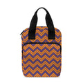 Halloween Zigzag Pattern Print Bible Tote Bag