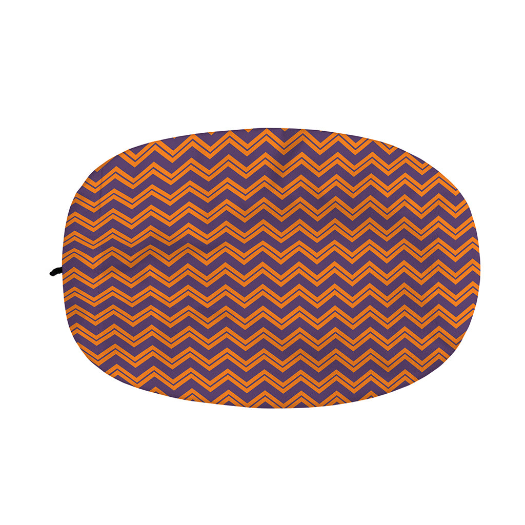 Halloween Zigzag Pattern Print Car Side Mirror Covers
