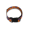 Halloween Zigzag Pattern Print Dog Collar