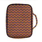 Halloween Zigzag Pattern Print Front Pocket Bible Bag