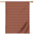 Halloween Zigzag Pattern Print House Flag