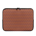 Halloween Zigzag Pattern Print Laptop Sleeve