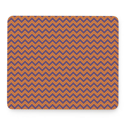 Halloween Zigzag Pattern Print Mouse Pad