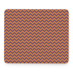 Halloween Zigzag Pattern Print Mouse Pad