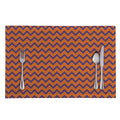 Halloween Zigzag Pattern Print Placemat