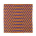 Halloween Zigzag Pattern Print Silk Bandana