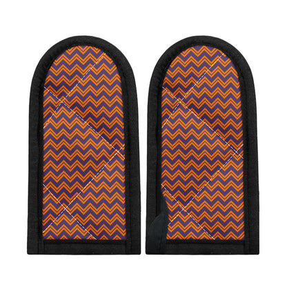 Halloween Zigzag Pattern Print Skillet Handle Cover
