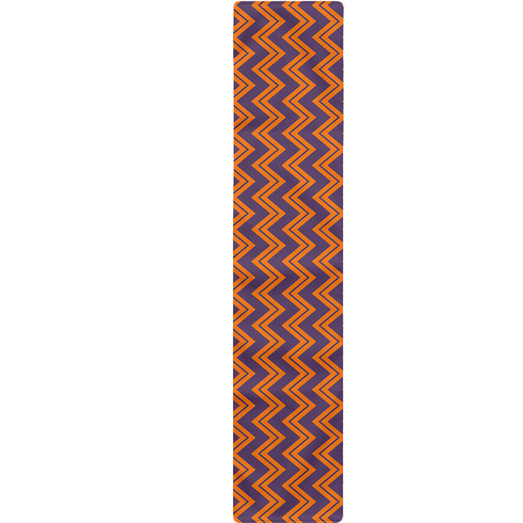 Halloween Zigzag Pattern Print Table Runner