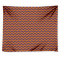 Halloween Zigzag Pattern Print Tapestry