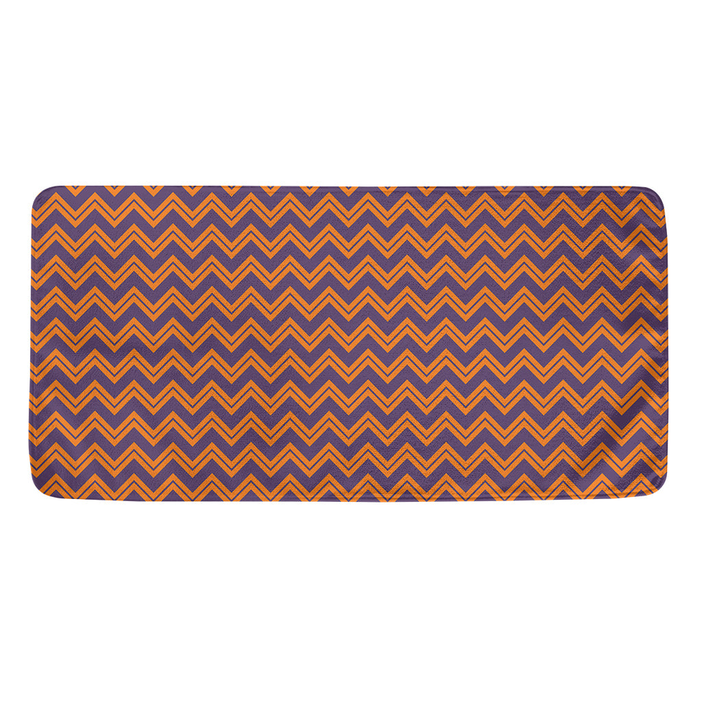 Halloween Zigzag Pattern Print Towel