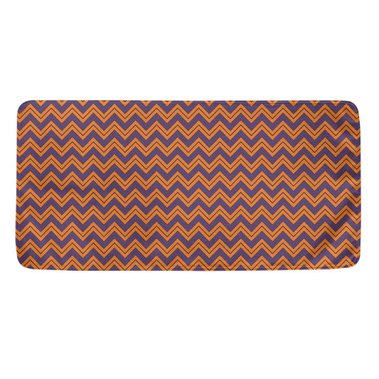 Halloween Zigzag Pattern Print Towel