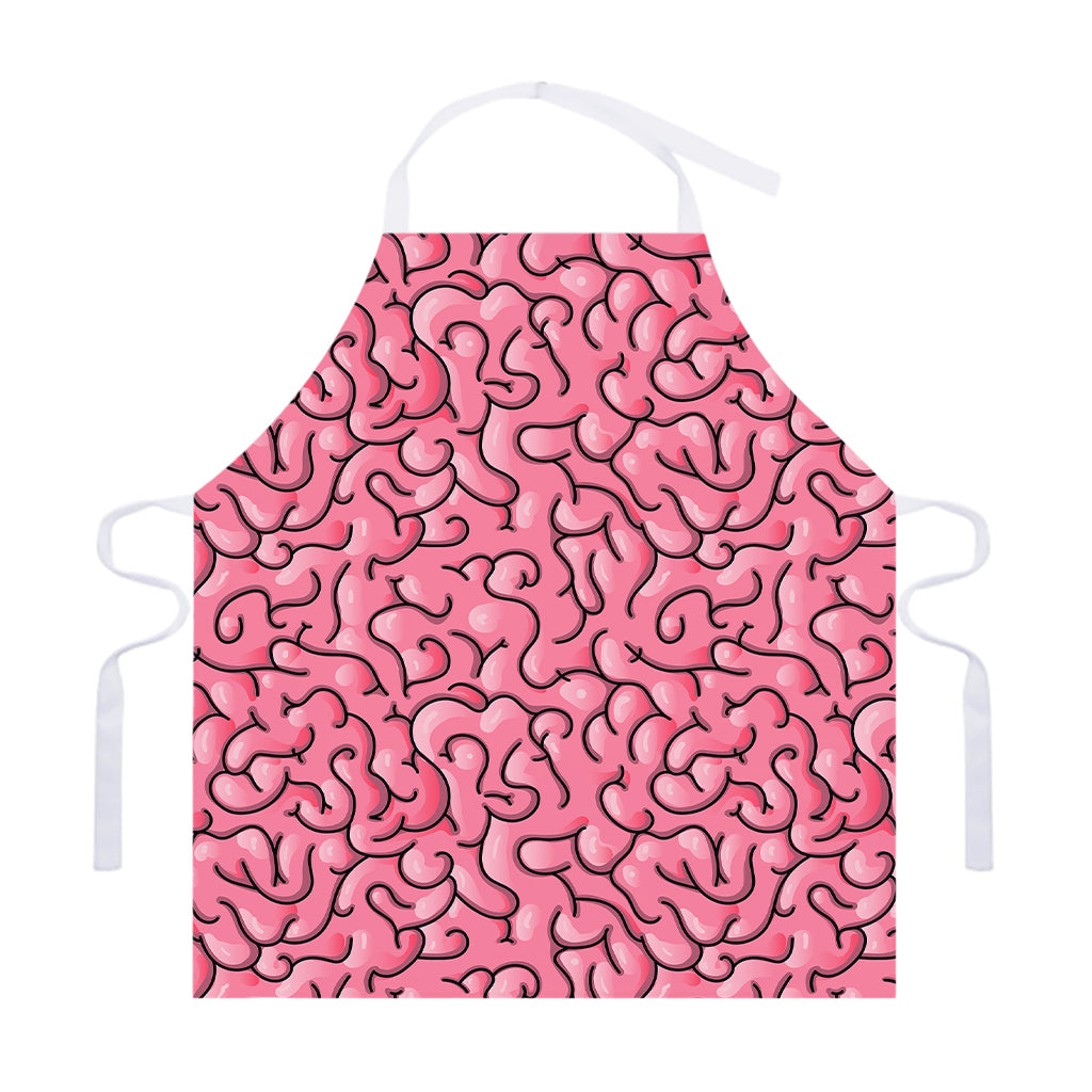 Halloween Zombie Brain Print Adjustable Apron