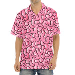 Halloween Zombie Brain Print Aloha Shirt