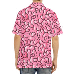 Halloween Zombie Brain Print Aloha Shirt