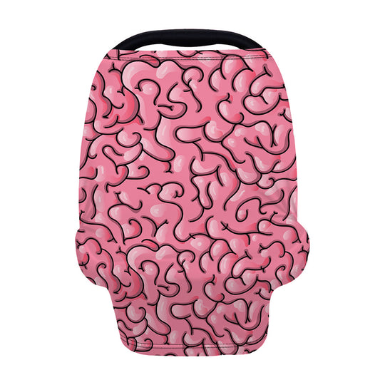Halloween Zombie Brain Print Baby Seat Cover