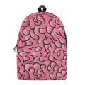 Halloween Zombie Brain Print School Backpack
