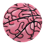 Halloween Zombie Brain Print Basketball