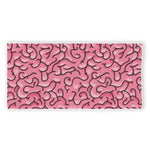 Halloween Zombie Brain Print Beach Towel