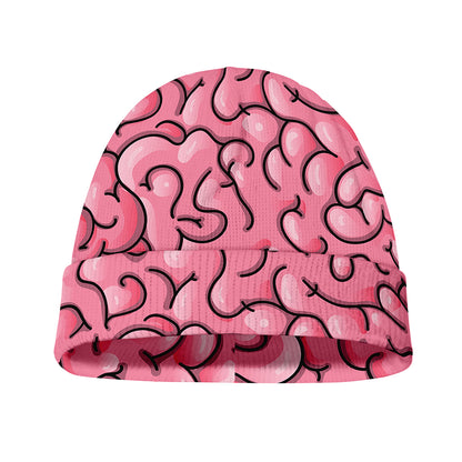 Halloween Zombie Brain Print Beanie