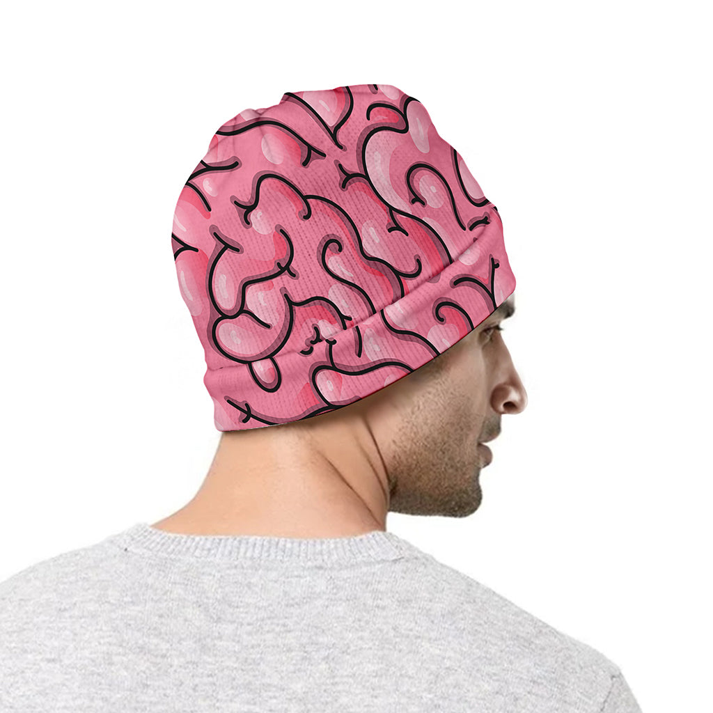 Halloween Zombie Brain Print Beanie