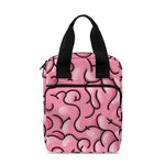 Halloween Zombie Brain Print Bible Tote Bag