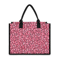 Halloween Zombie Brain Print Canvas Tote Bag