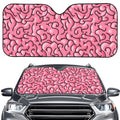 Halloween Zombie Brain Print Car Windshield Sun Shade