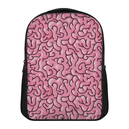 Halloween Zombie Brain Print Casual Backpack