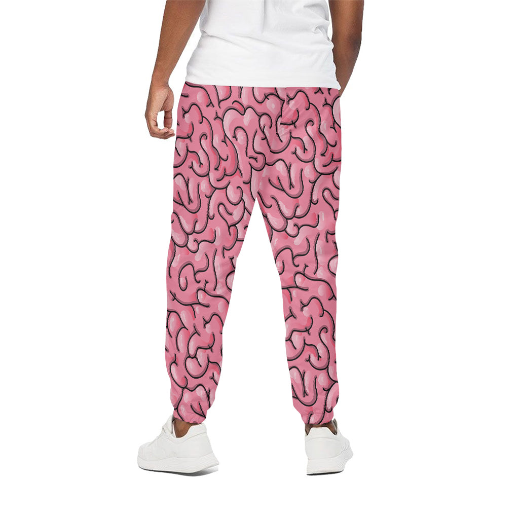 Halloween Zombie Brain Print Cotton Pants