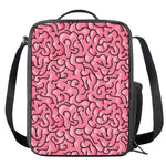 Halloween Zombie Brain Print Crossbody Lunch Bag