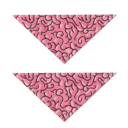 Halloween Zombie Brain Print Dog Bandana