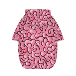 Halloween Zombie Brain Print Dog Zip Up Hoodie